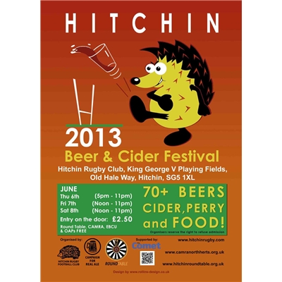 Hitchin Beer & Cider Festival: 6-8 June 2013