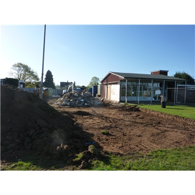 Work starts on clubhouse rebuilding programme