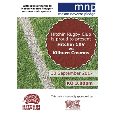 Hitchin 1XV v Kilburn Cosmos: 30 Sept