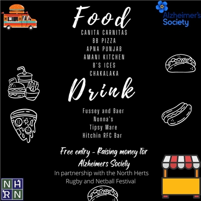 Rugby and Netball Festival, Street Food Monthly, Live Music, Saturday 12th