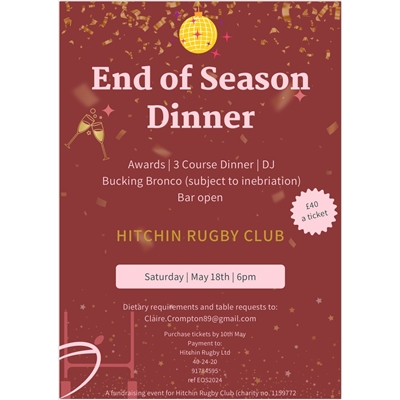 End of Season Dinner 2024